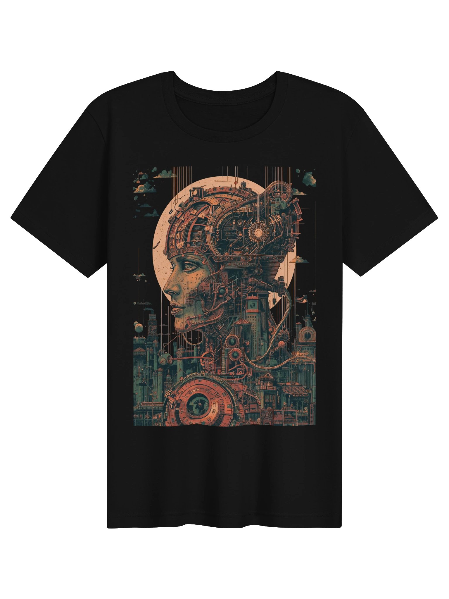 Cybernetic Muse Sci-Fi Lightweight T-Shirt product image (1)