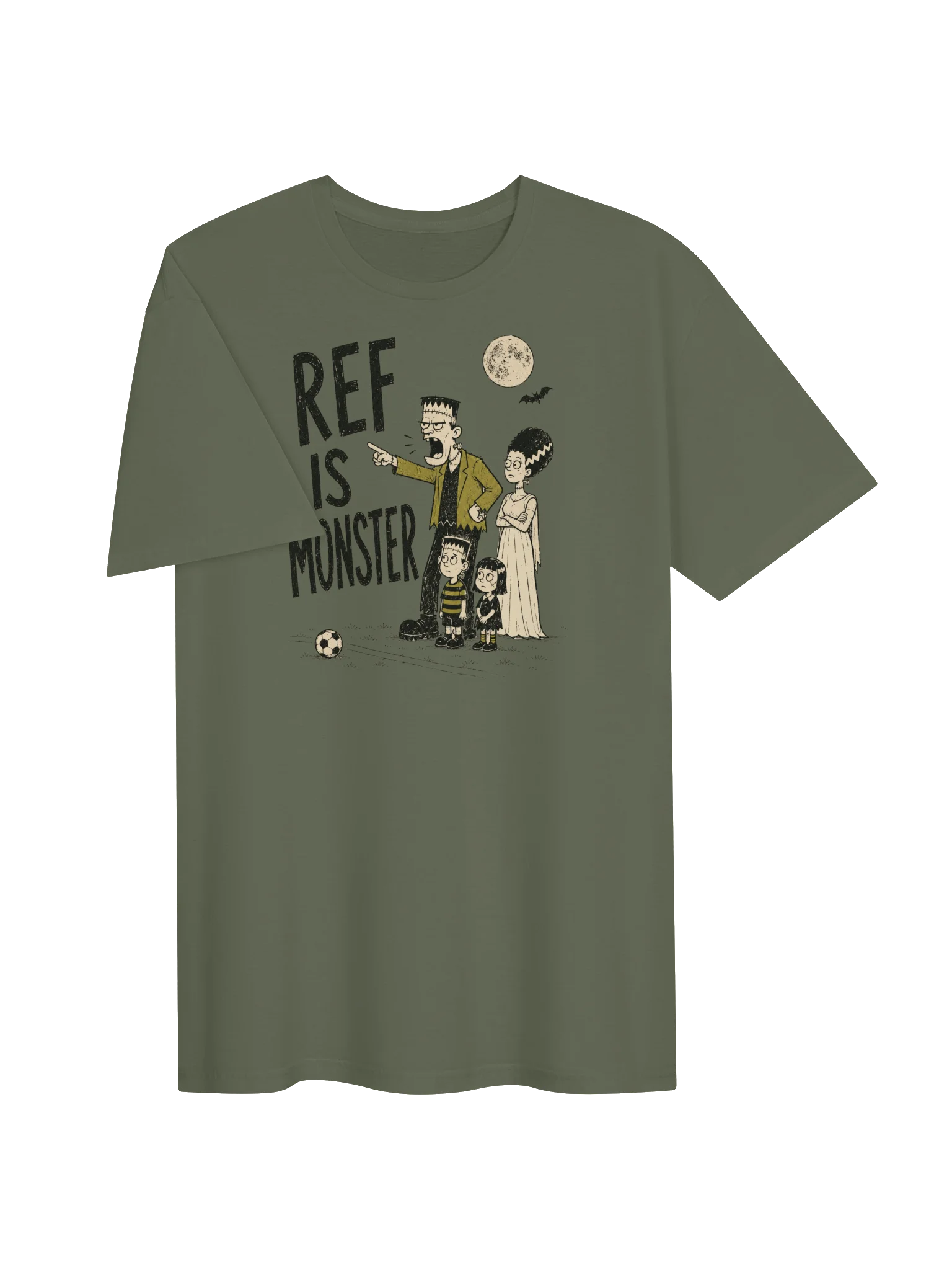 Ref Is Monster Soccer Halloween Tee product image (30)