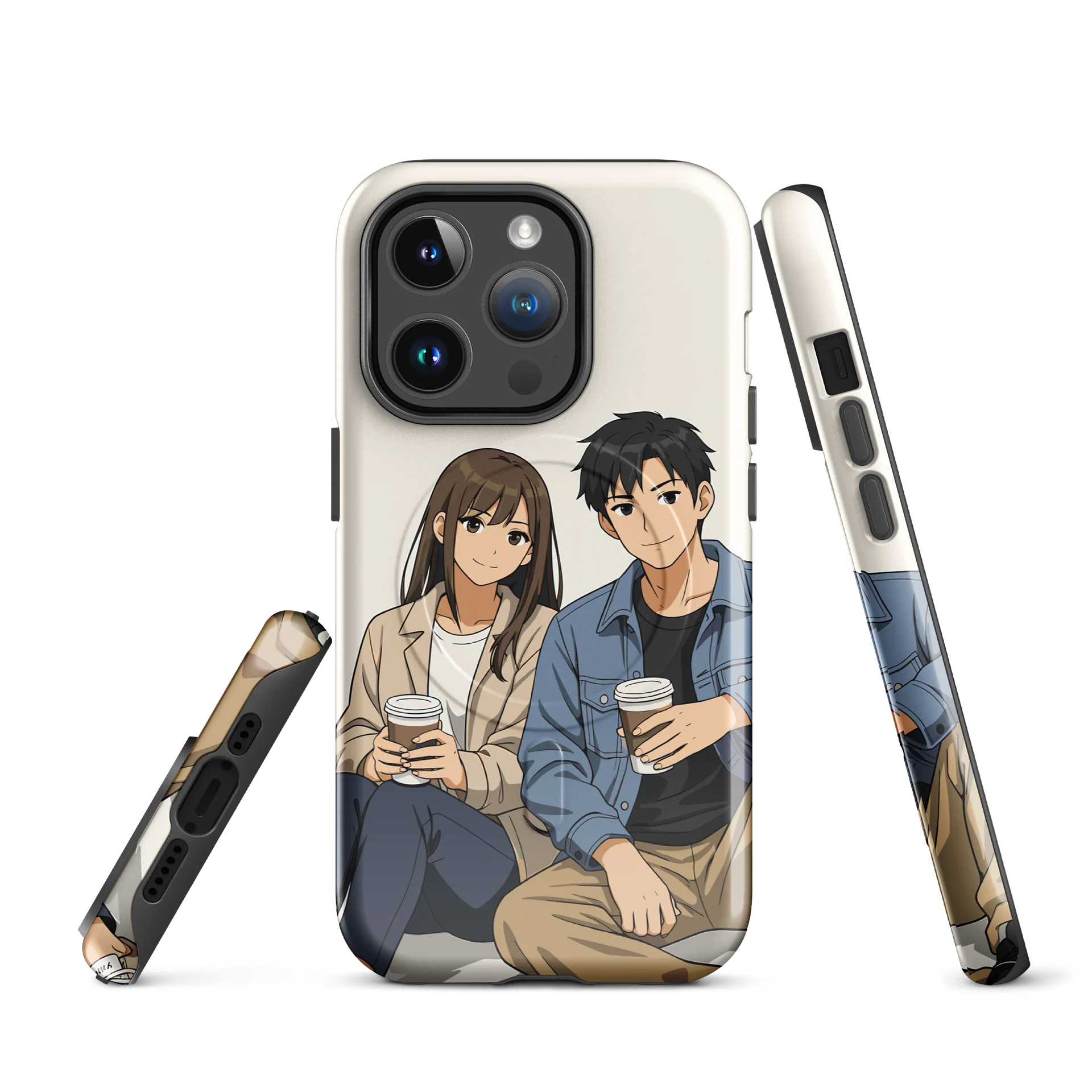 Coffee Date Couple iPhone Tough Case product image (1)