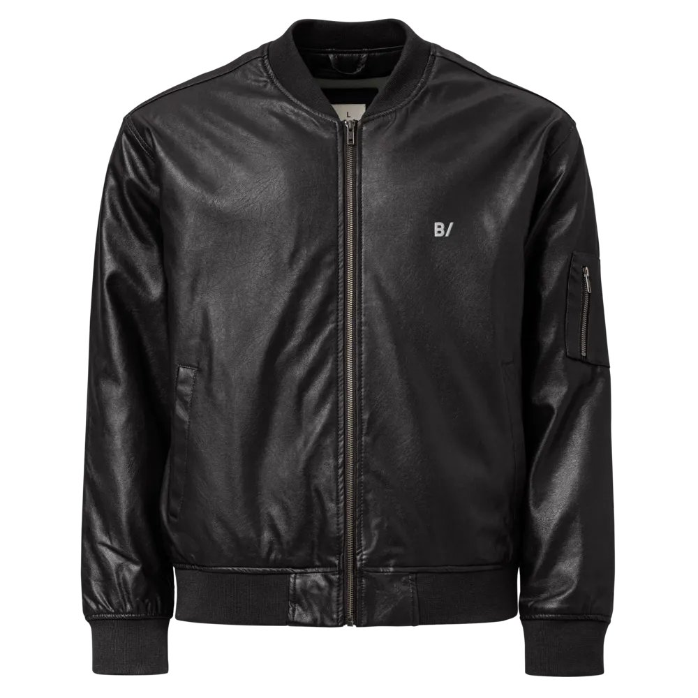 B/ Falsch Leather Bomber Jacket product image (1)