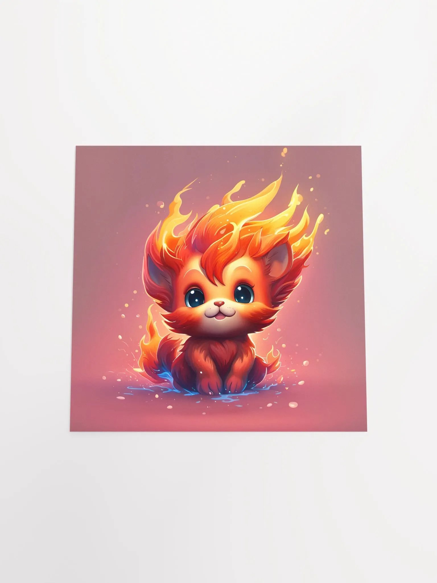 Fire Cat Poster product image (4)