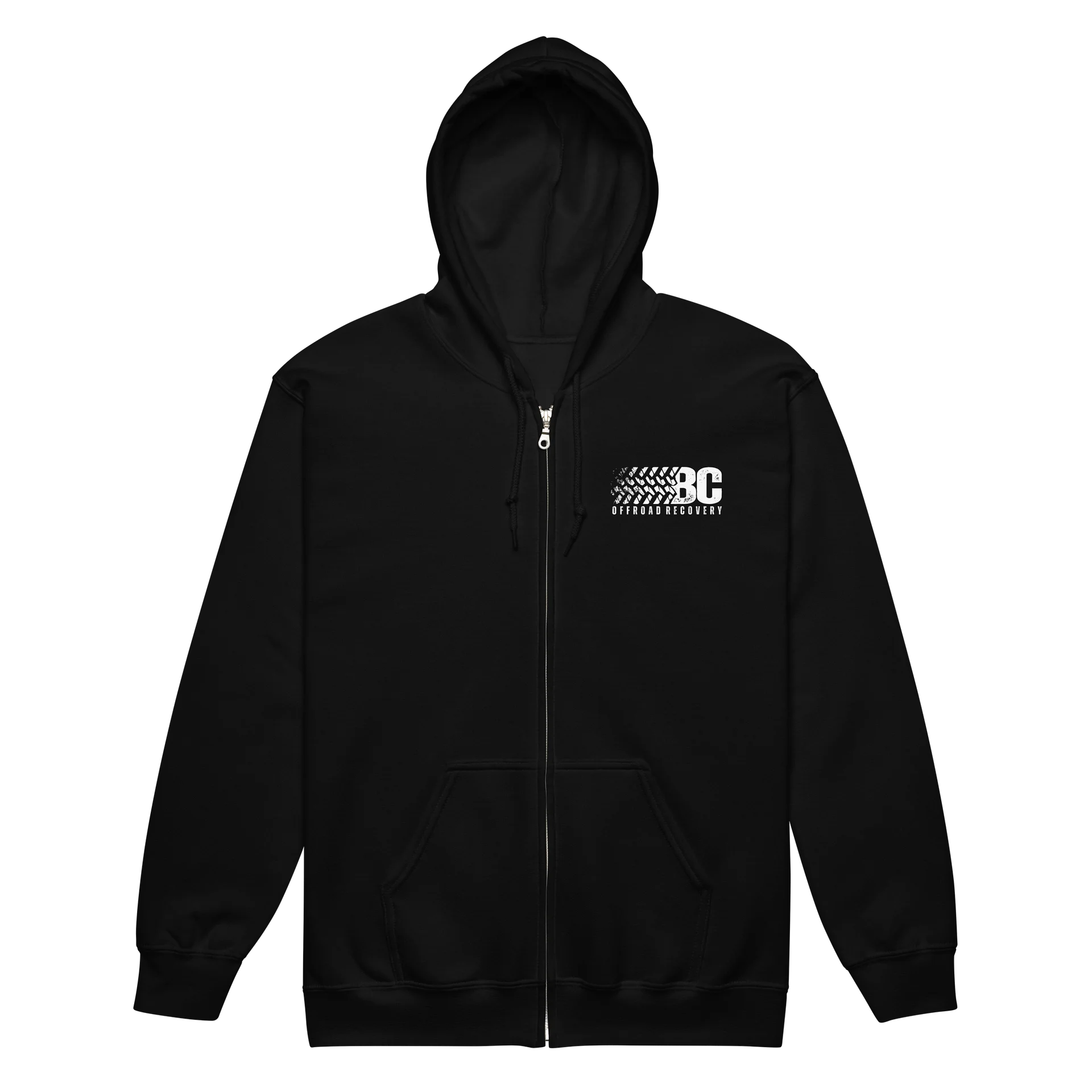 BC Off-Road Recovery Zip Hoodie — White Logo product image (2)