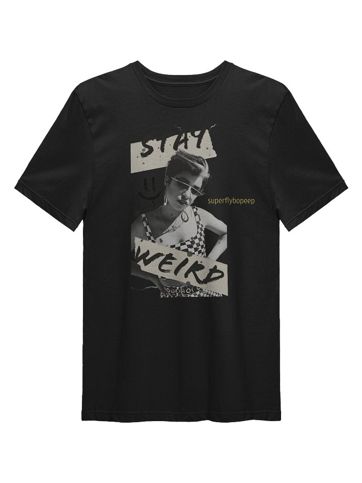 Stay Weird Checkered Chic T-Shirt product image (2)