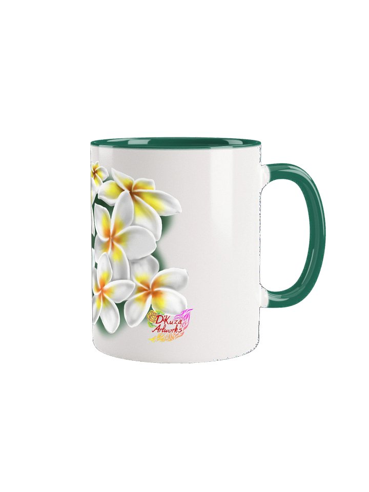 Plumeria mug (color splash) product image (1)