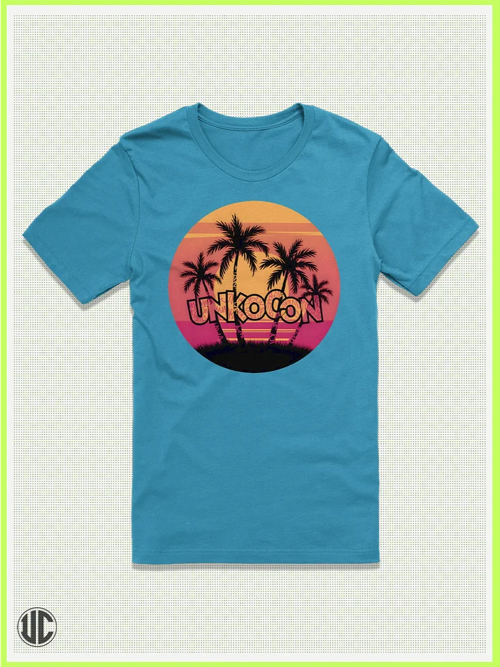 Sunset Mirage – UnkoCon Palm Tee product image (1)