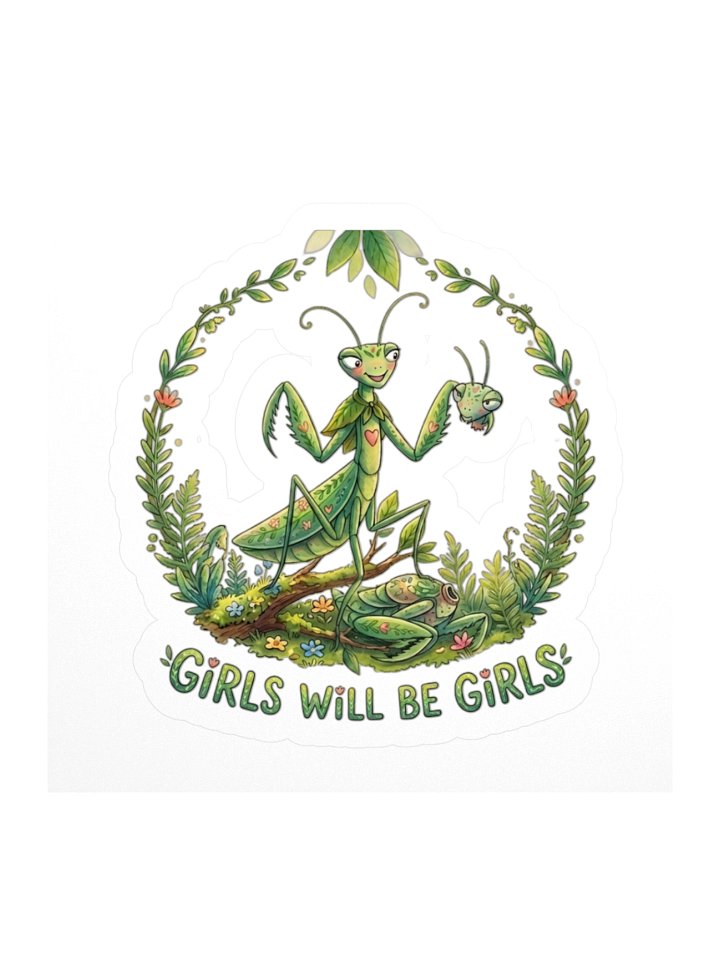 Girls will be Girls Kiss-Cut Sticker product image (1)