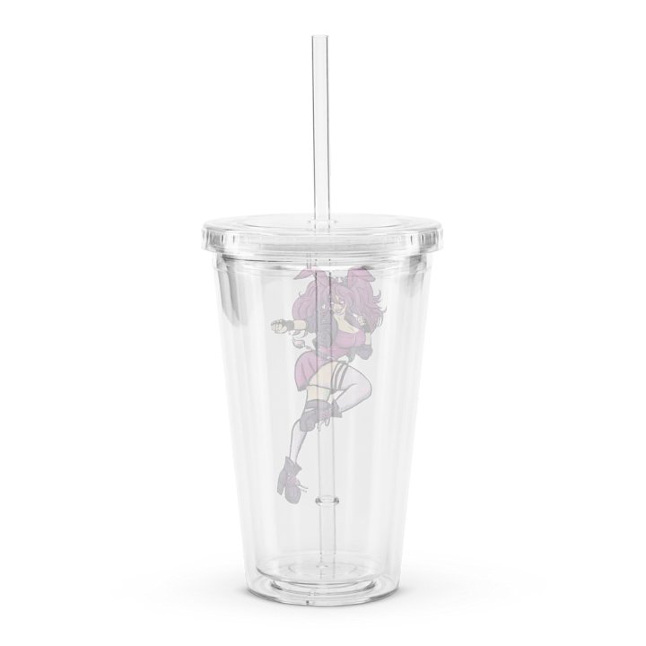 Nayo Bunny Double Wall Clear Plastic Tumbler (16 oz) product image (2)