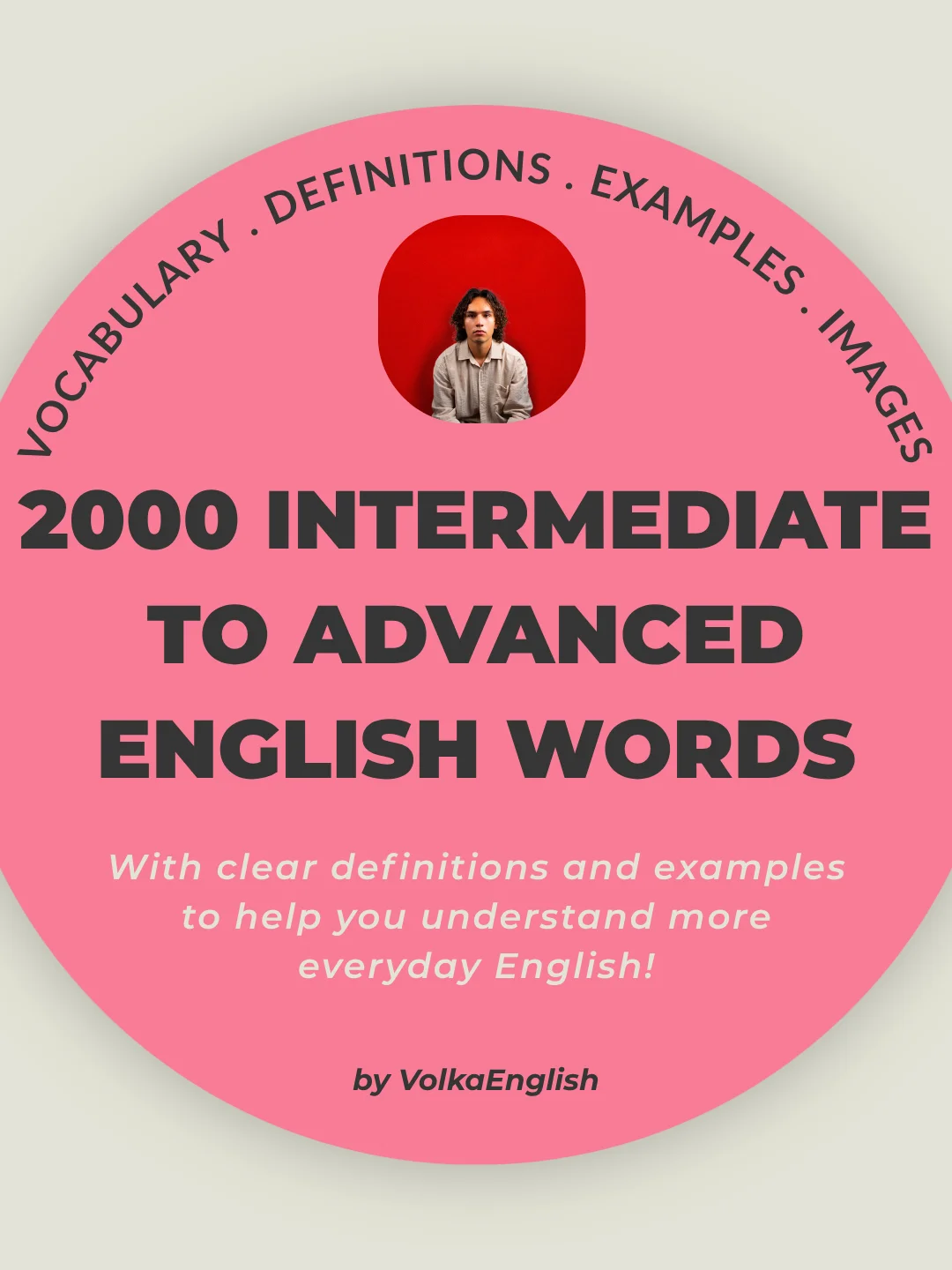 NEW! 2000 Intermediate to Advanced English Vocabulary Textbook (398 pages) product image (1)