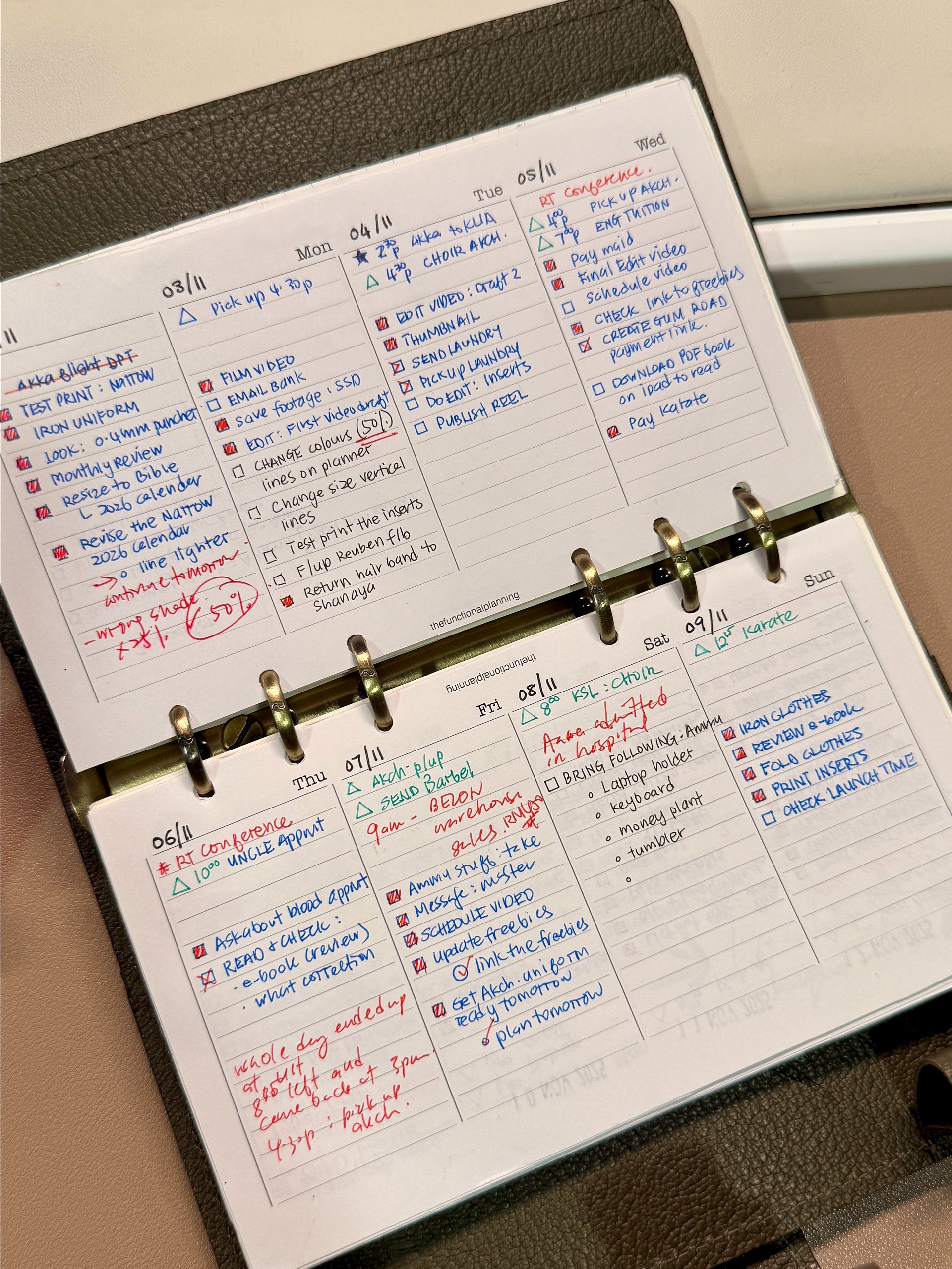 Weekly Vertical in Two Page Undated - Bible product image (4)
