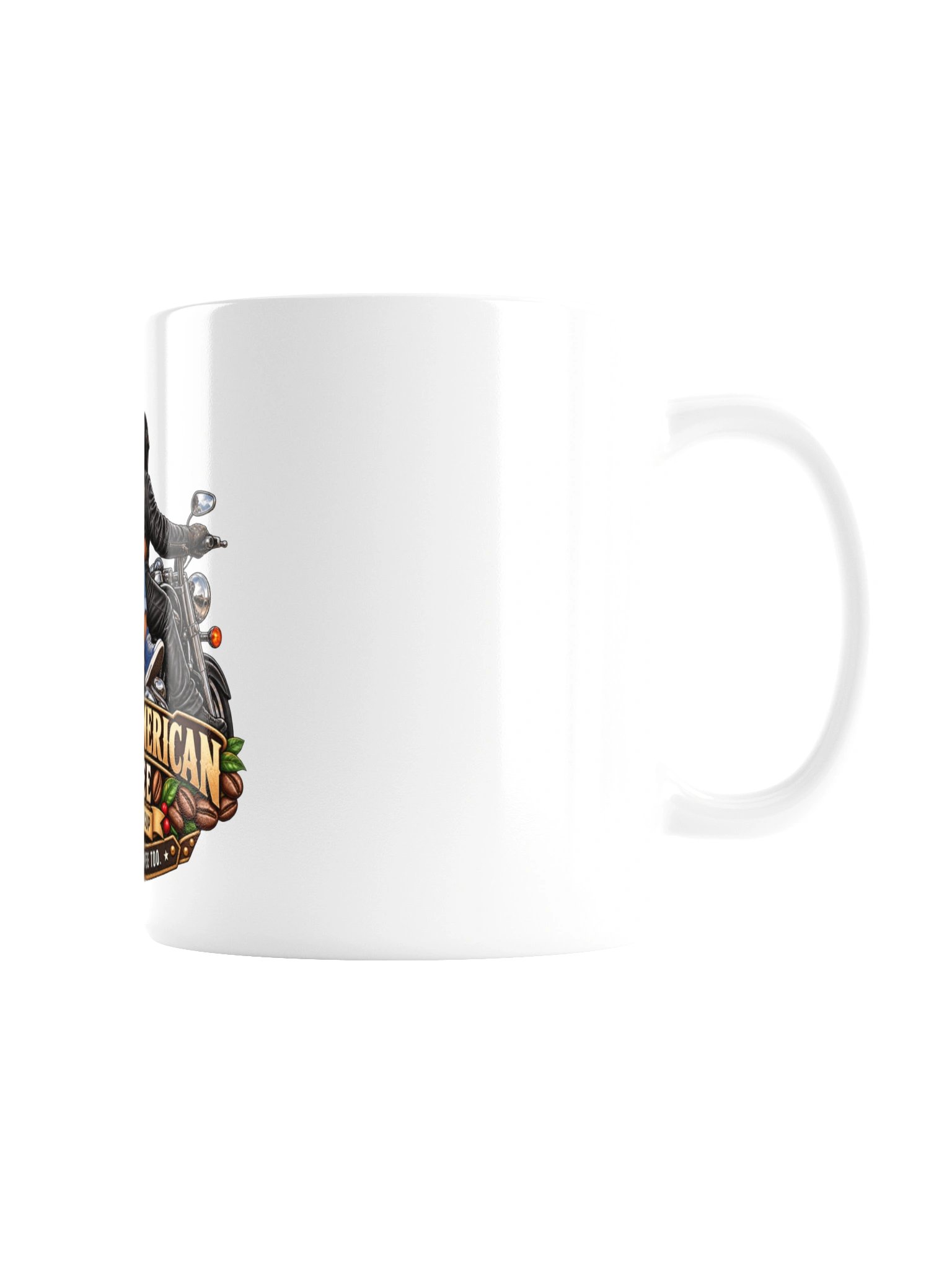 American Grandma Biker Coffee Mug | Bikers Drink Coffee Too – Midwest American Coffee product image (3)