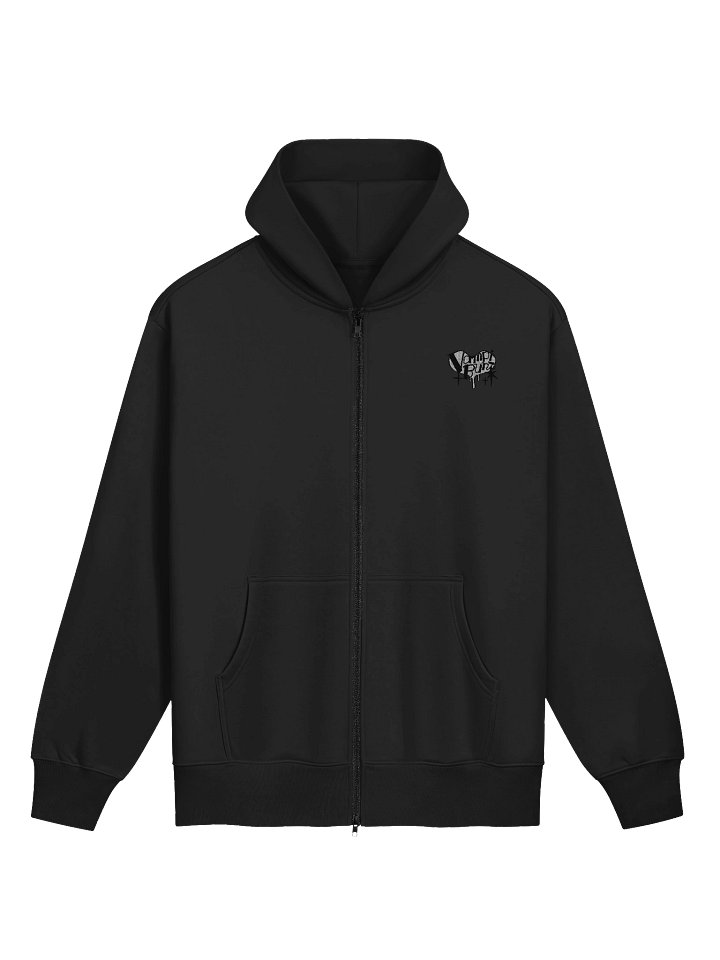 Zip up cozy Hoodie (B&W) product image (1)