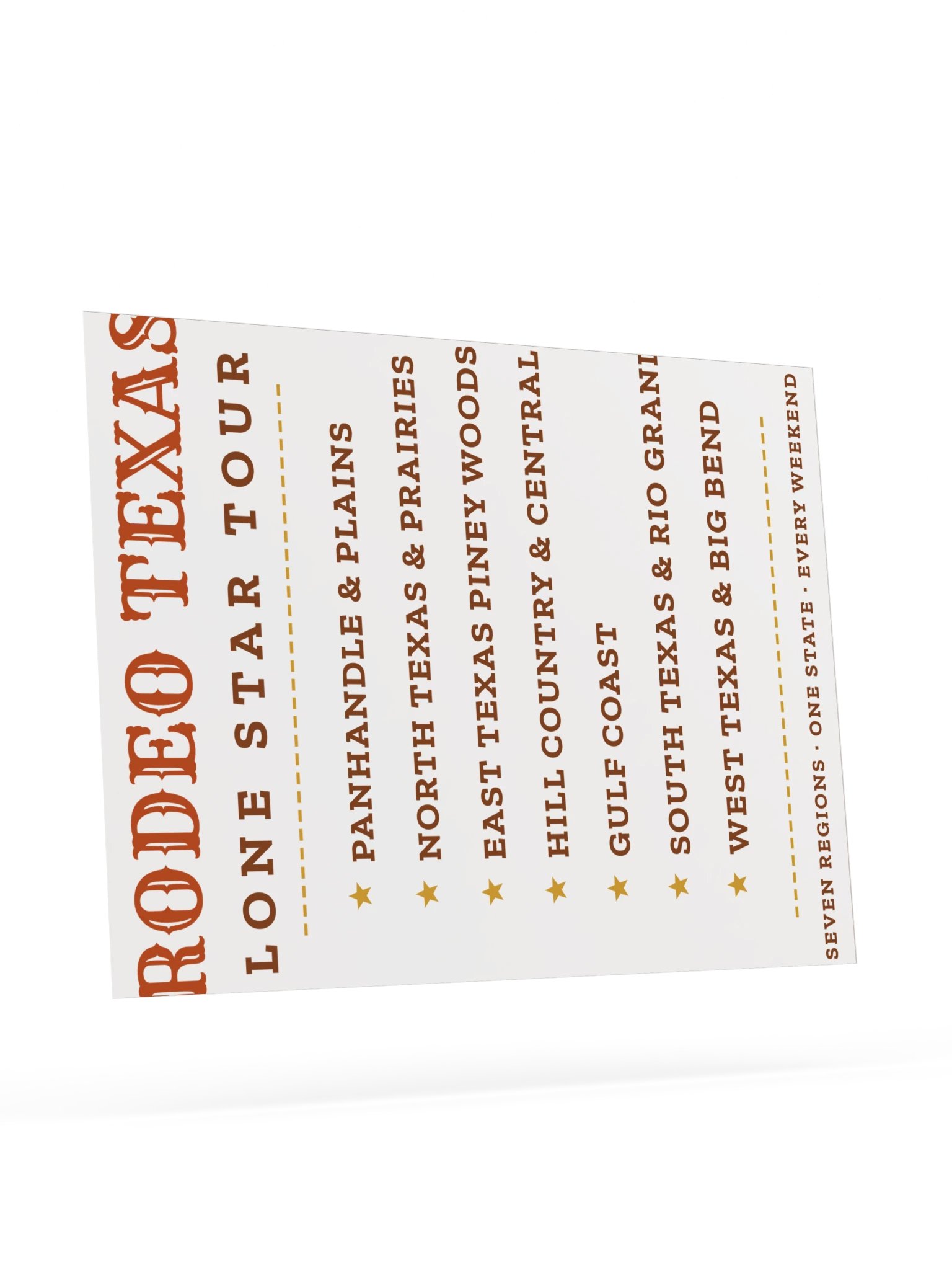 Lone Star Tour Poster product image (37)