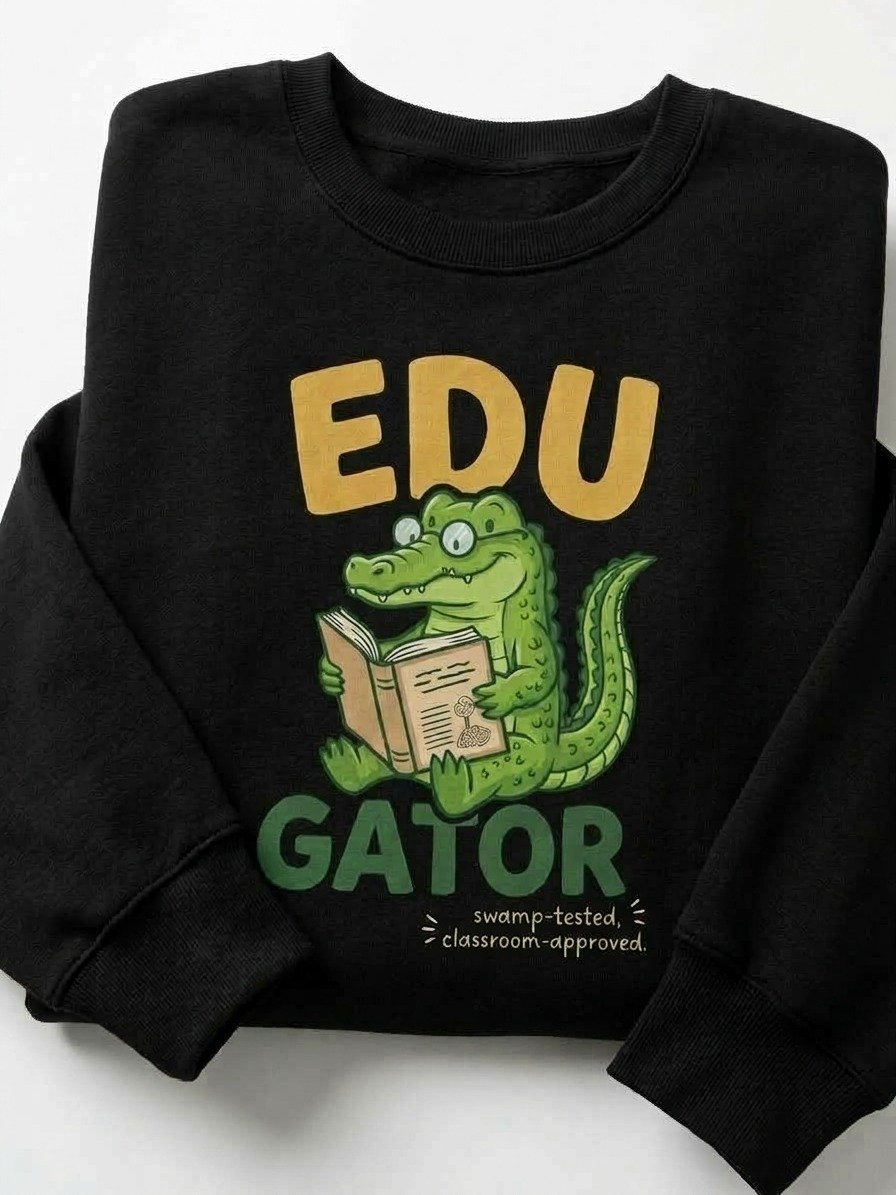 EDU GATOR Sweatshirt – Funny Teacher & Education Crewneck product image (1)