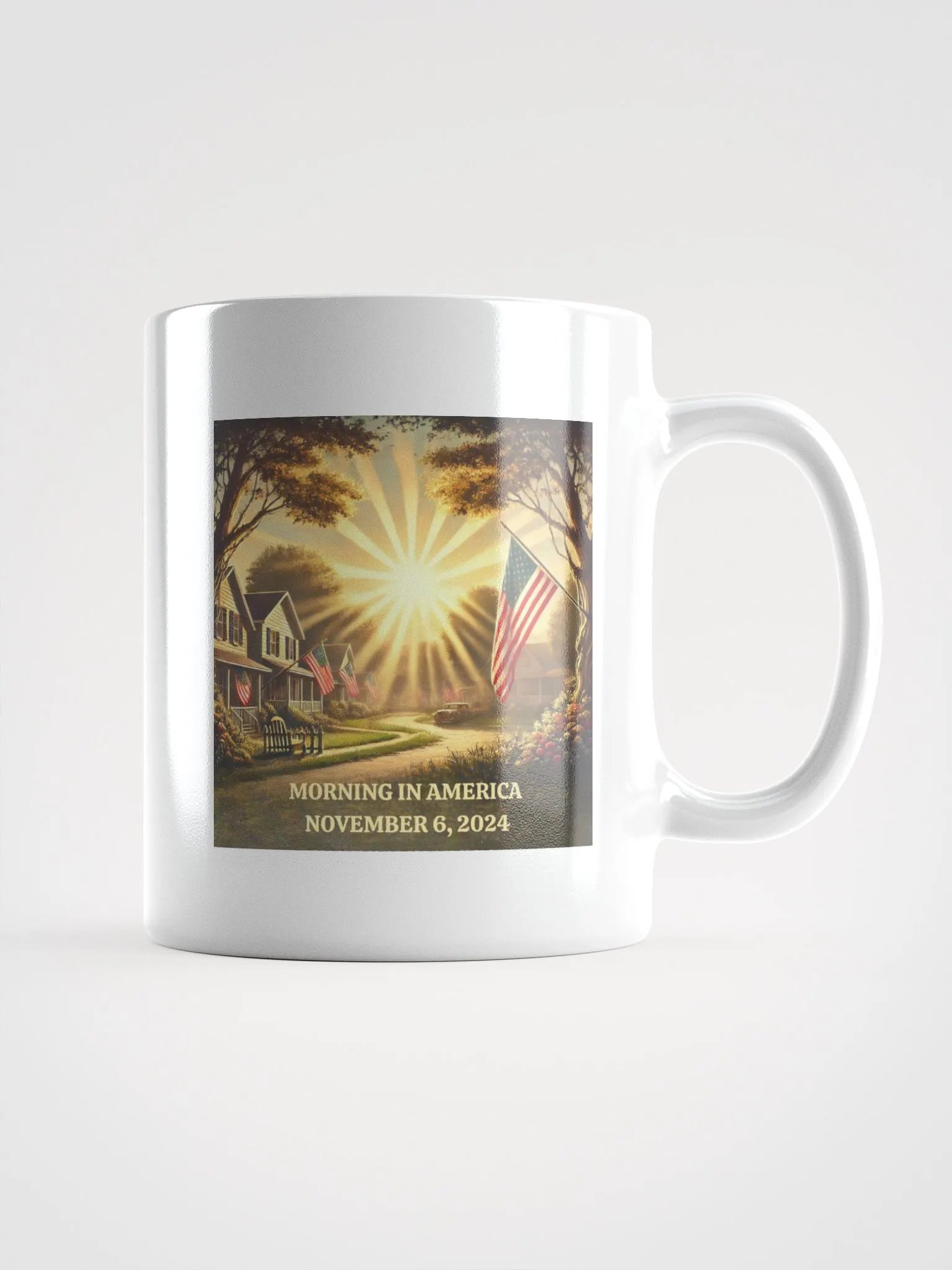 Morning in America White Coffee Mug product image (3)
