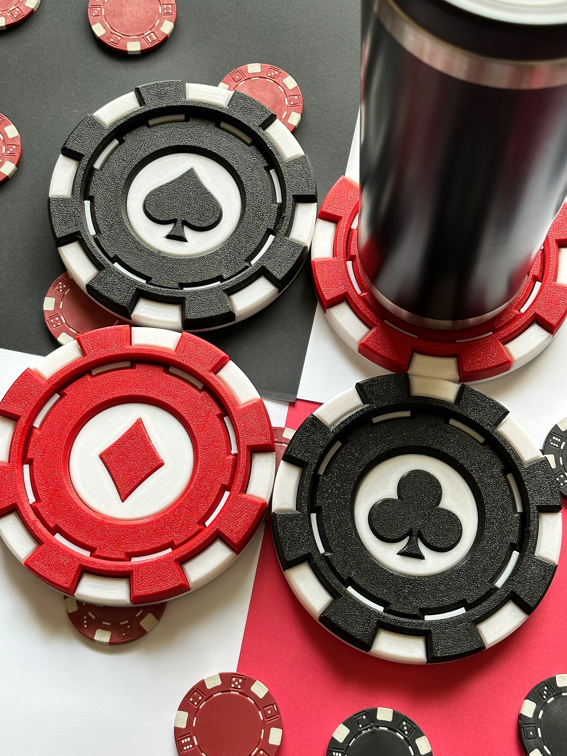 Poker Chip Coasters product image (2)