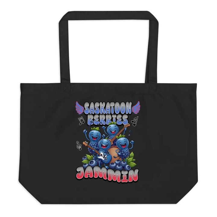 Saskatoon Berries Jammin Organic Tote Bag product image (1)
