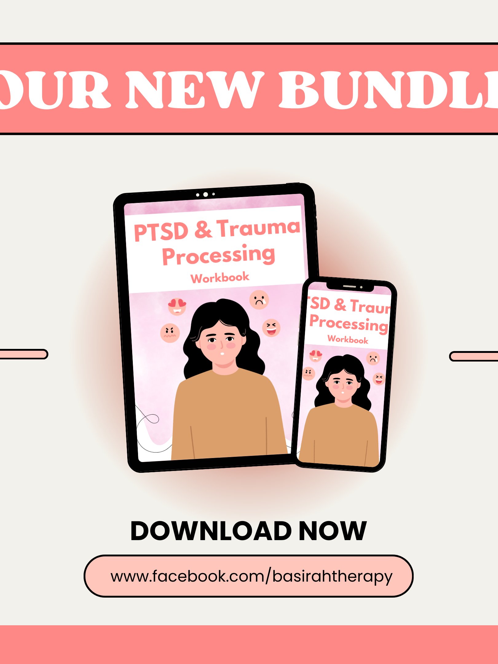 Trauma PTSD Therapy Workbook product image (2)