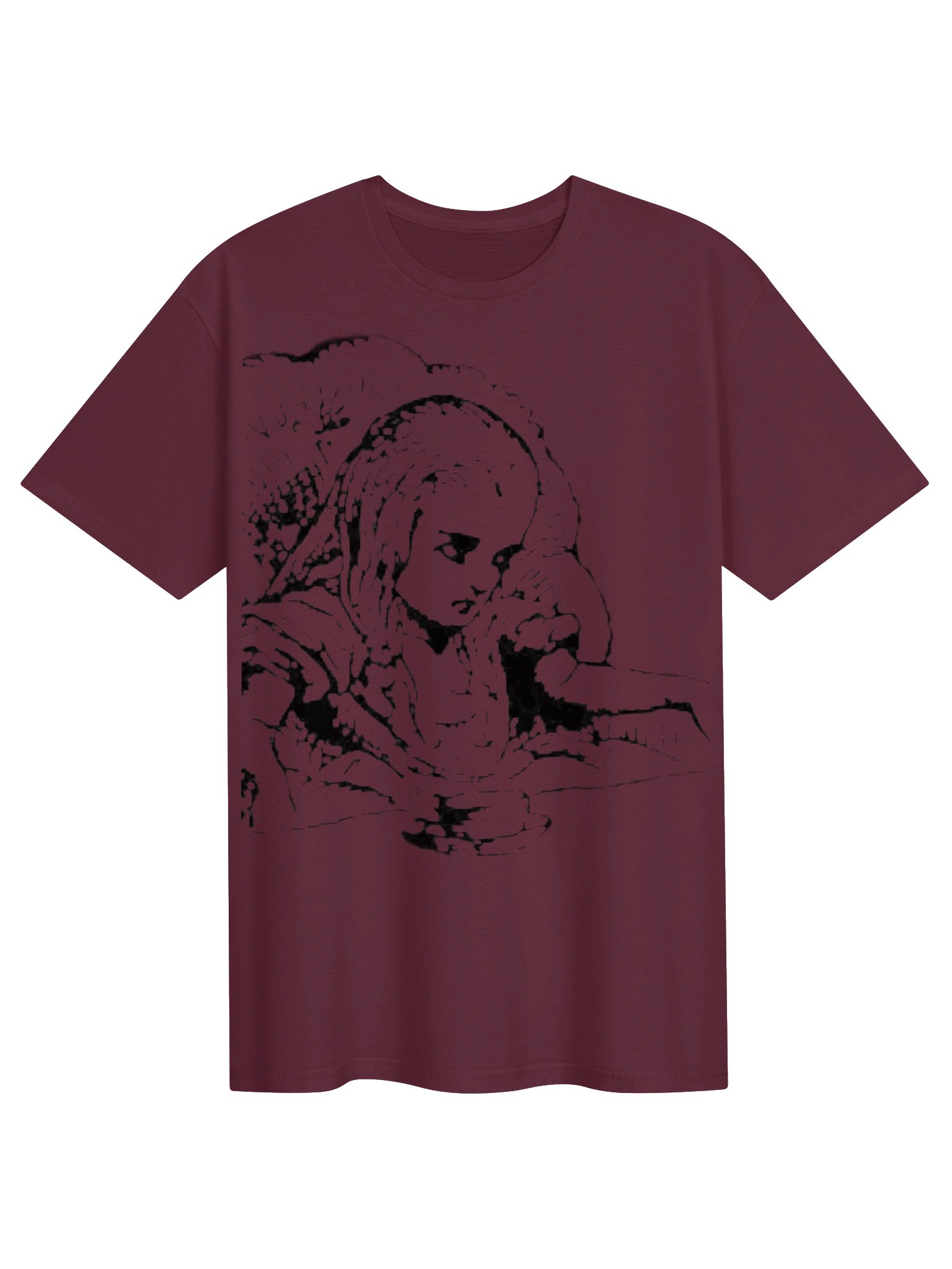 Alice Mad Tea-Party Unisex Softstyle Cotton T-Shirt, Original John Tenniel Illustration product image (1)