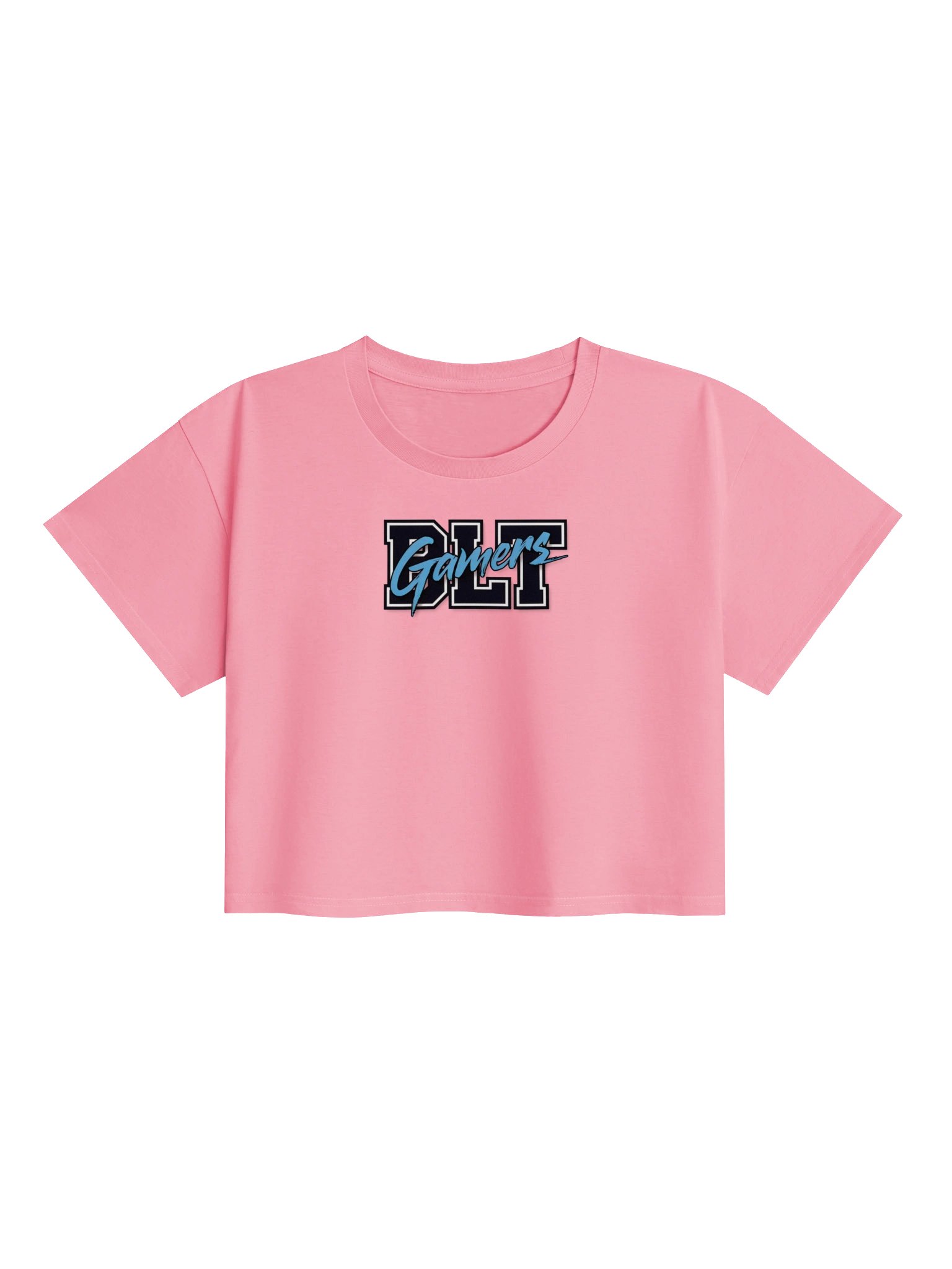 DCT Gamers Blue Script Crop Top product image (2)