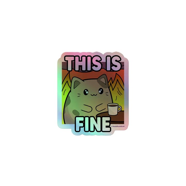 This is Fine Holographic Sticker product image (1)