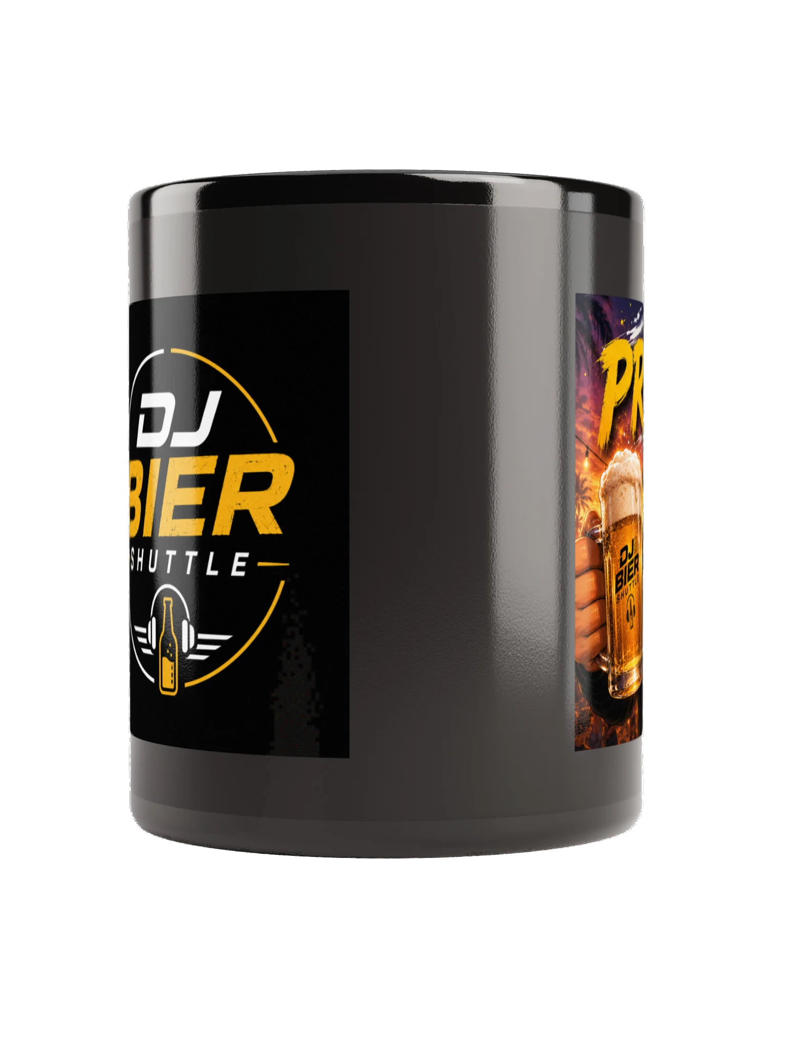 DJ Beer Shuttle Coffee Mug Black product image (2)