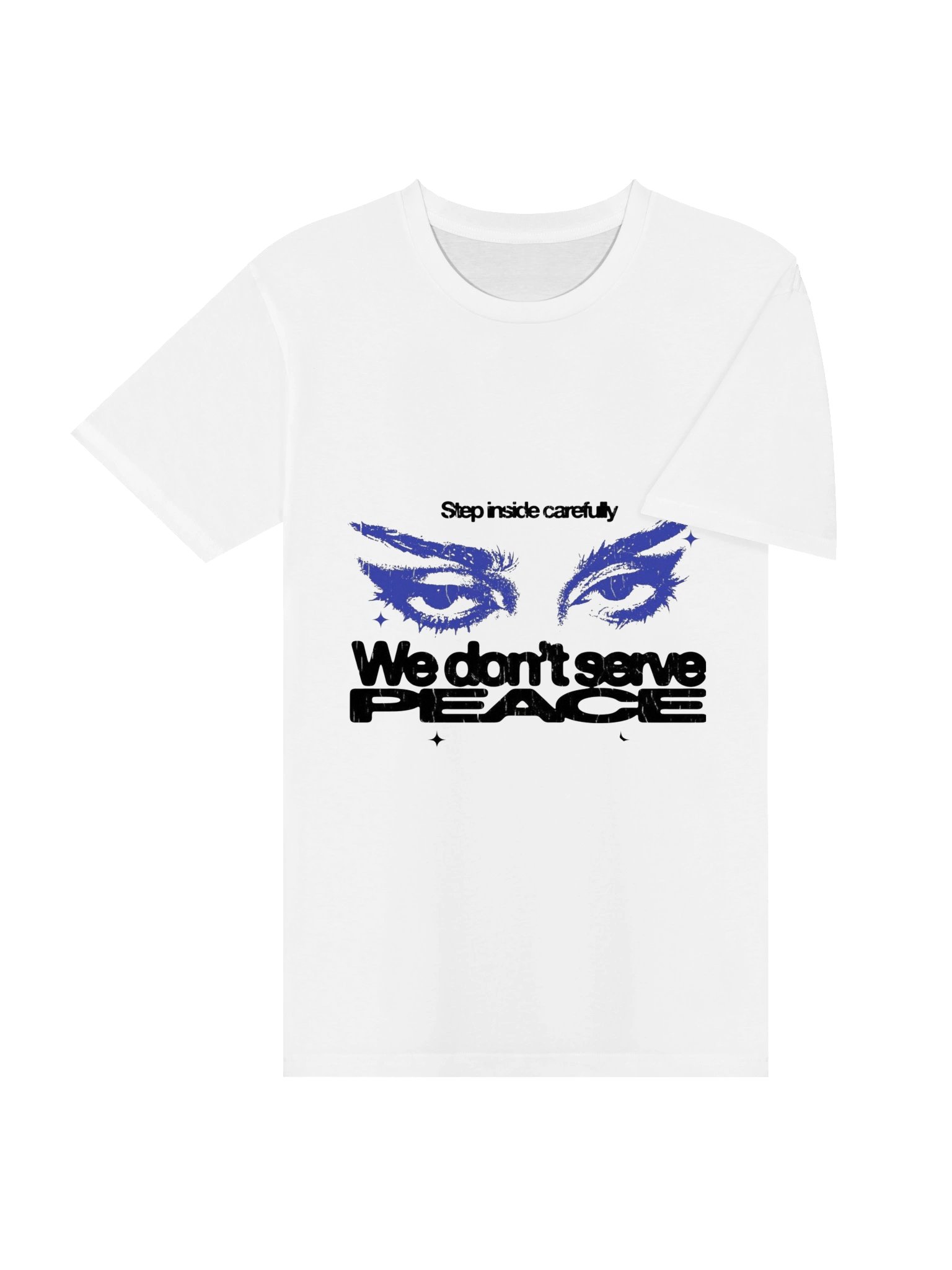 Step Inside Carefully PEACE Eyes Graphic Tee product image (8)