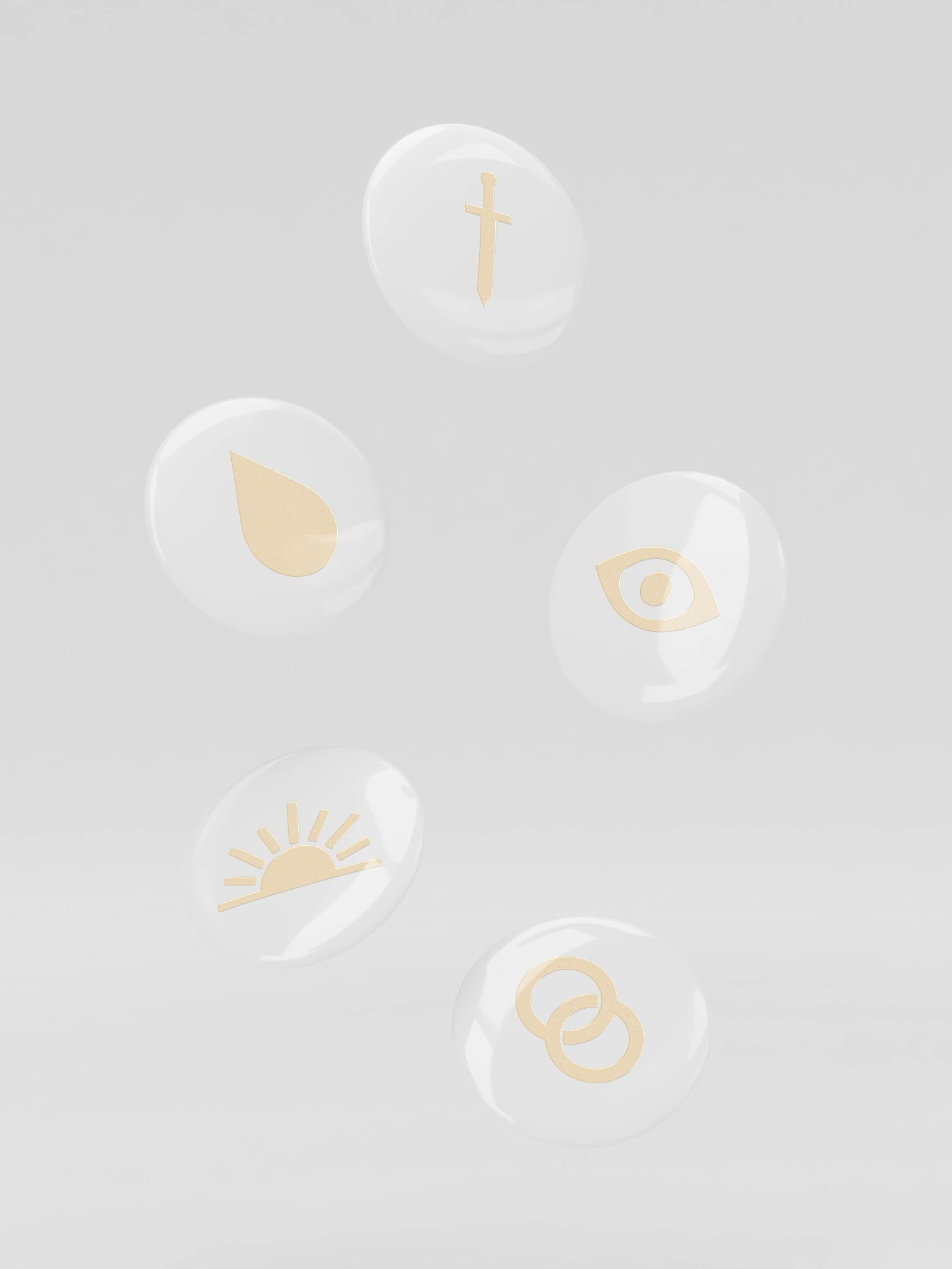 Five Houses Pin Button Set product image (5)