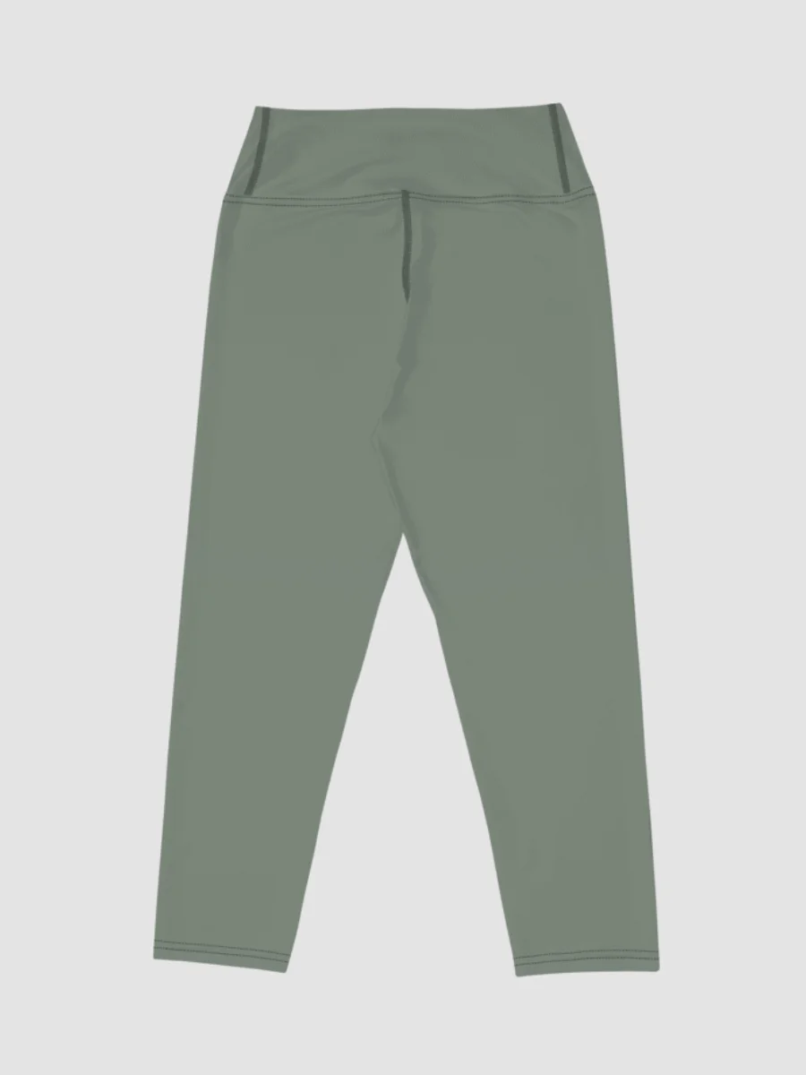 Yoga Capri Leggings - Sage Green product image (5)