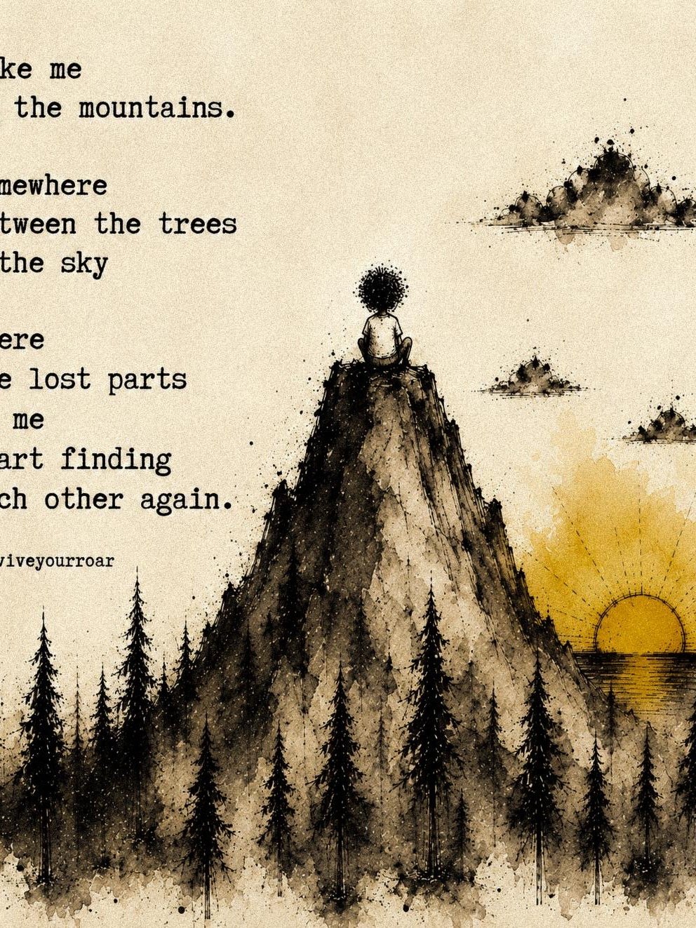 between the trees & sky product image (1)