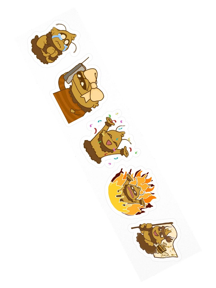 Emote Stickers - Set 2 product image (2)