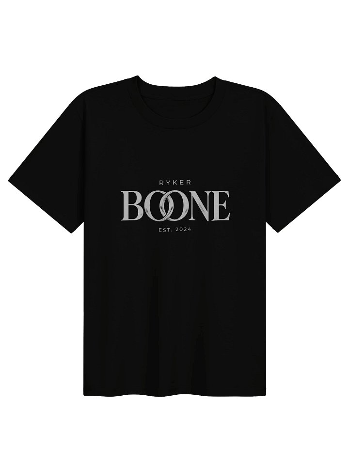 Ryker Boone Women's "Backroad Heartbeat" Classic Tee (Black/White Logo) product image (1)