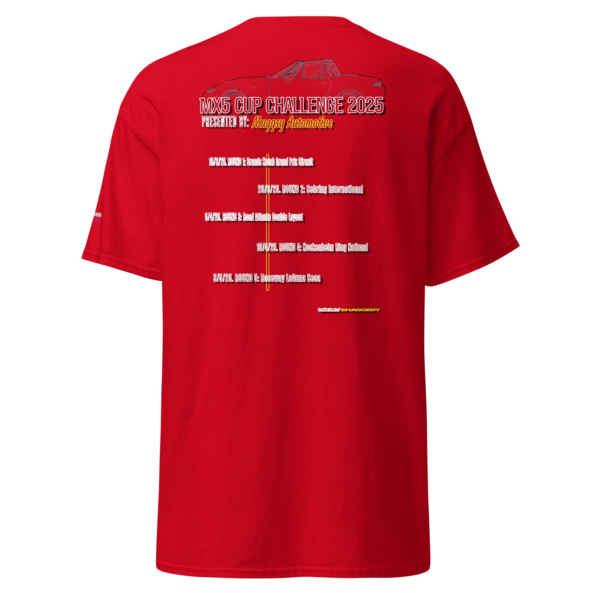 MX5 Cup Challenge Tee (Red) product image (1)