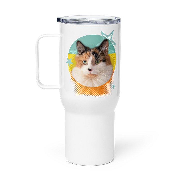 Retro Olive Travel Mug | Tasse de voyage product image (1)