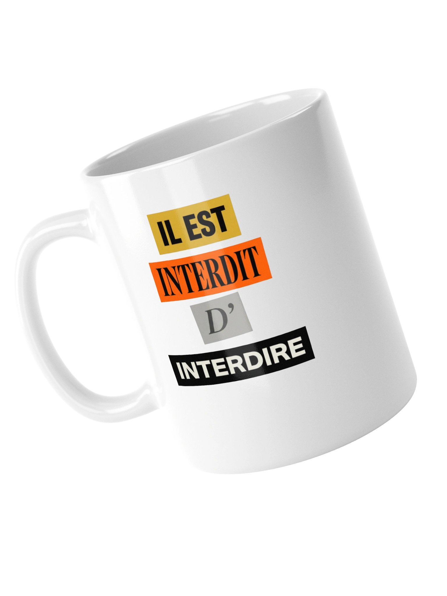 Art2Wear — Il est Interdit d'Interdire — Ceramic Mug product image (13)
