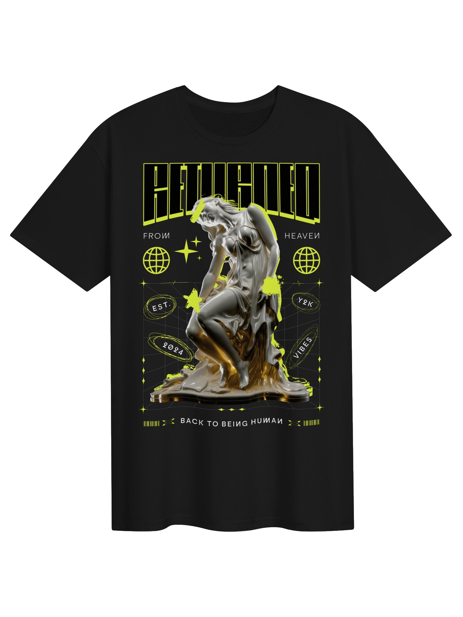 Retrieved From Heaven Statue Graphic Unisex Softstyle T-Shirt product image (1)