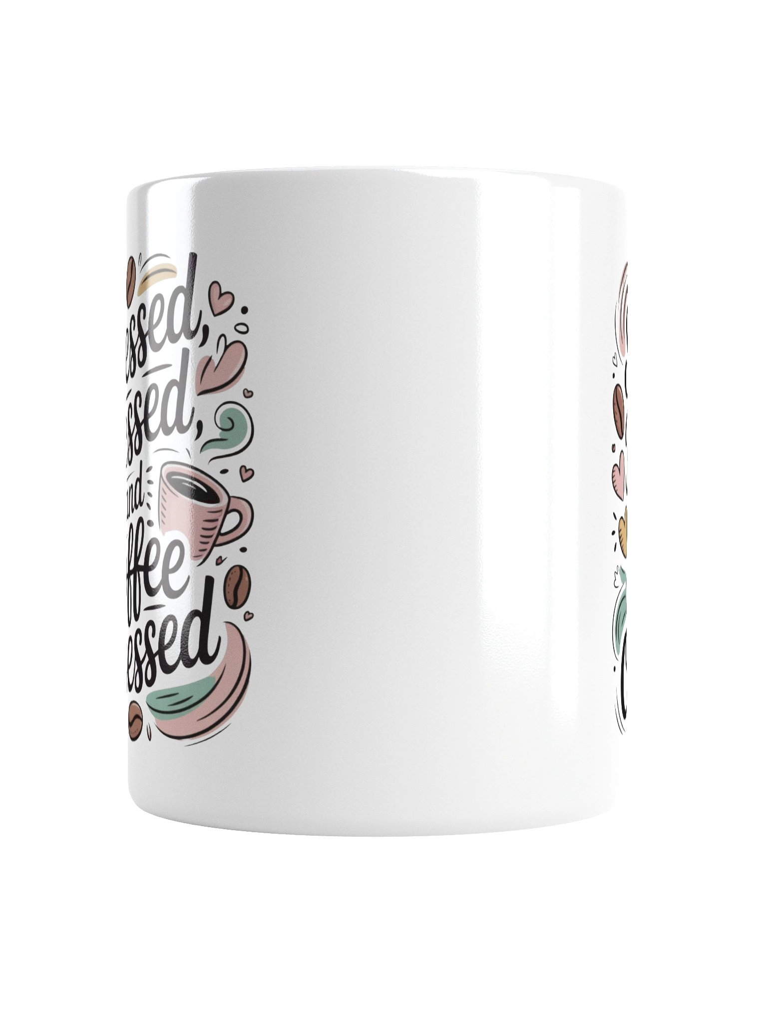 Stressed Blessed and Coffee Obsessed Funny Coffee Mug product image (2)