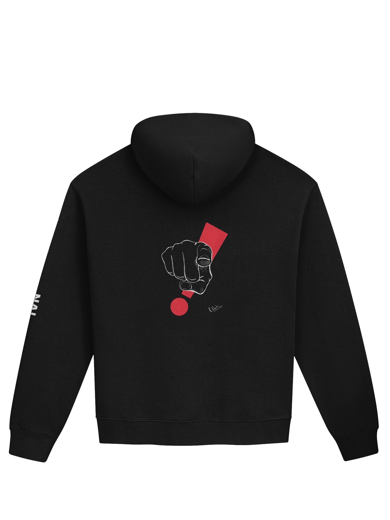 No Soy Artista: “NA!” Hoodie product image (2)