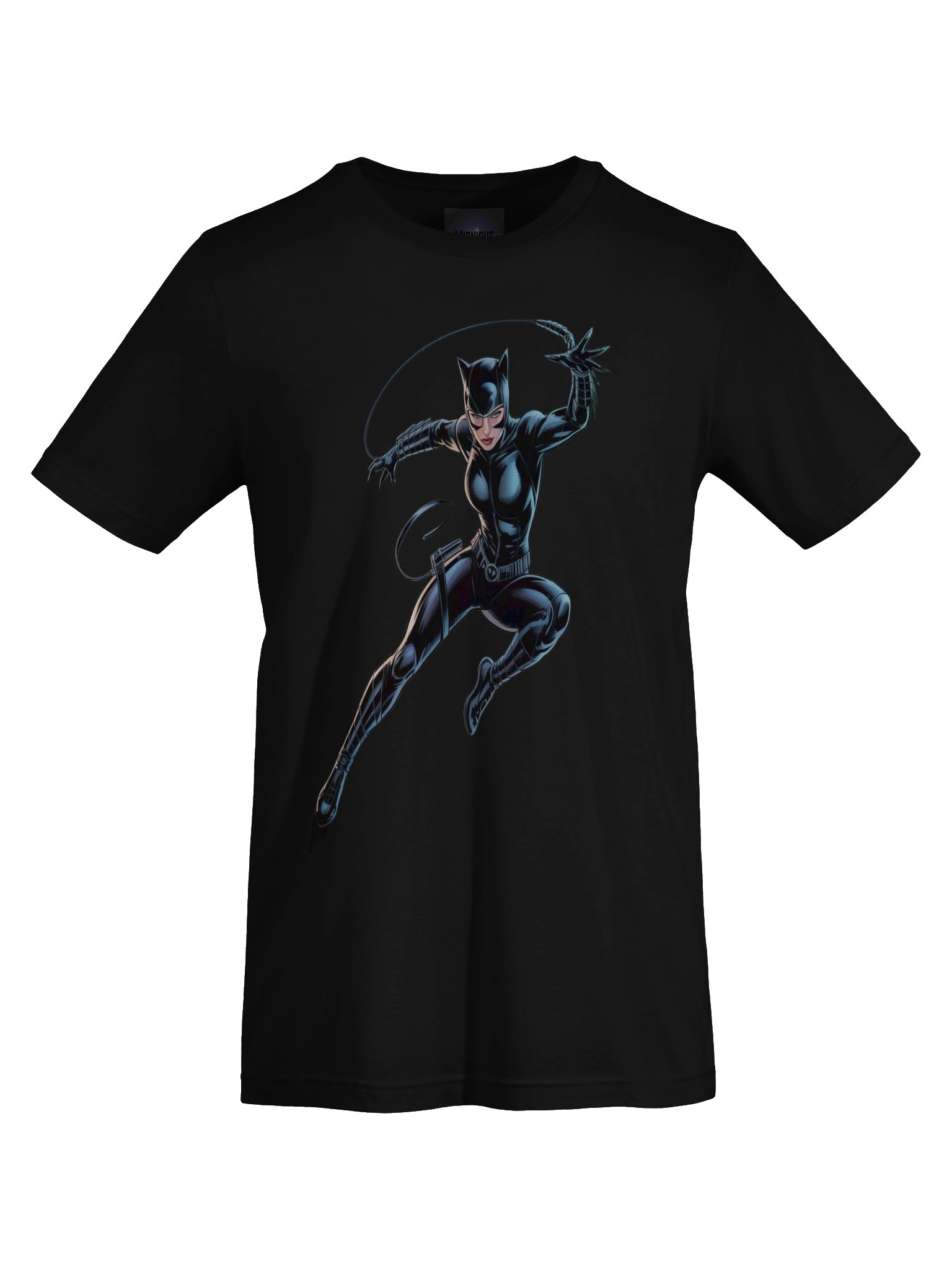Midnight Pounce: Catwoman's Lethal Leap T-Shirt product image (1)