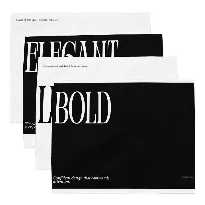 BOLD Confident Design Placemat Set product image (1)