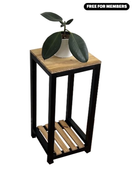 [Build Plans] Two Level 2x4 Industrial Plant Stand product image (1)