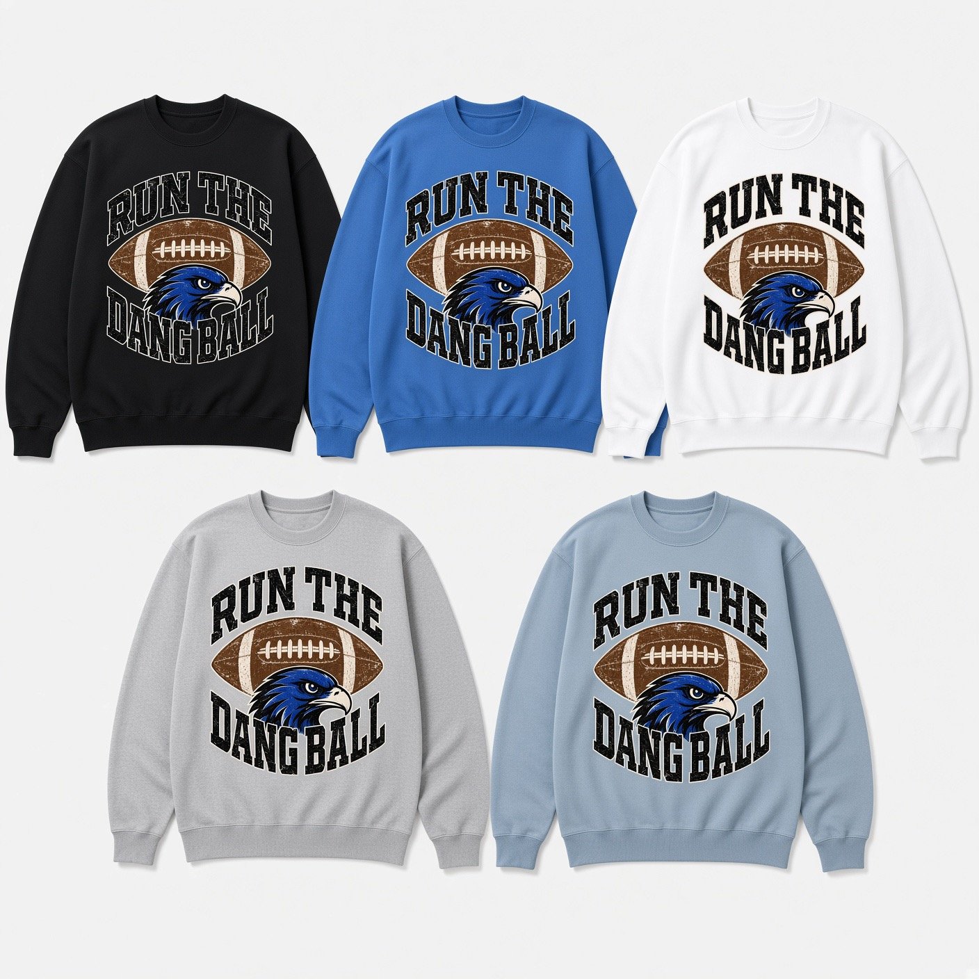 Run the Dang Ball Comfort Colors Sweatshirt product image (5)