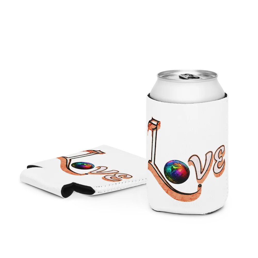 Love Bowling Swirled Can Cooler product image (3)