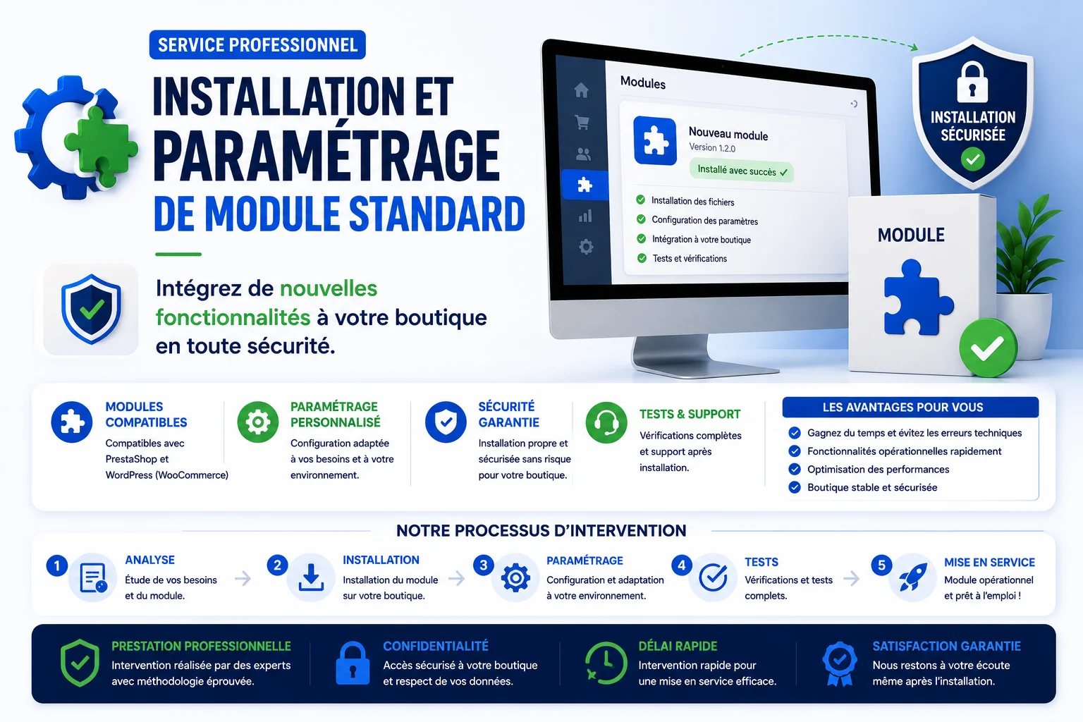 Installation et Paramétrage de Module Standard product image (1)