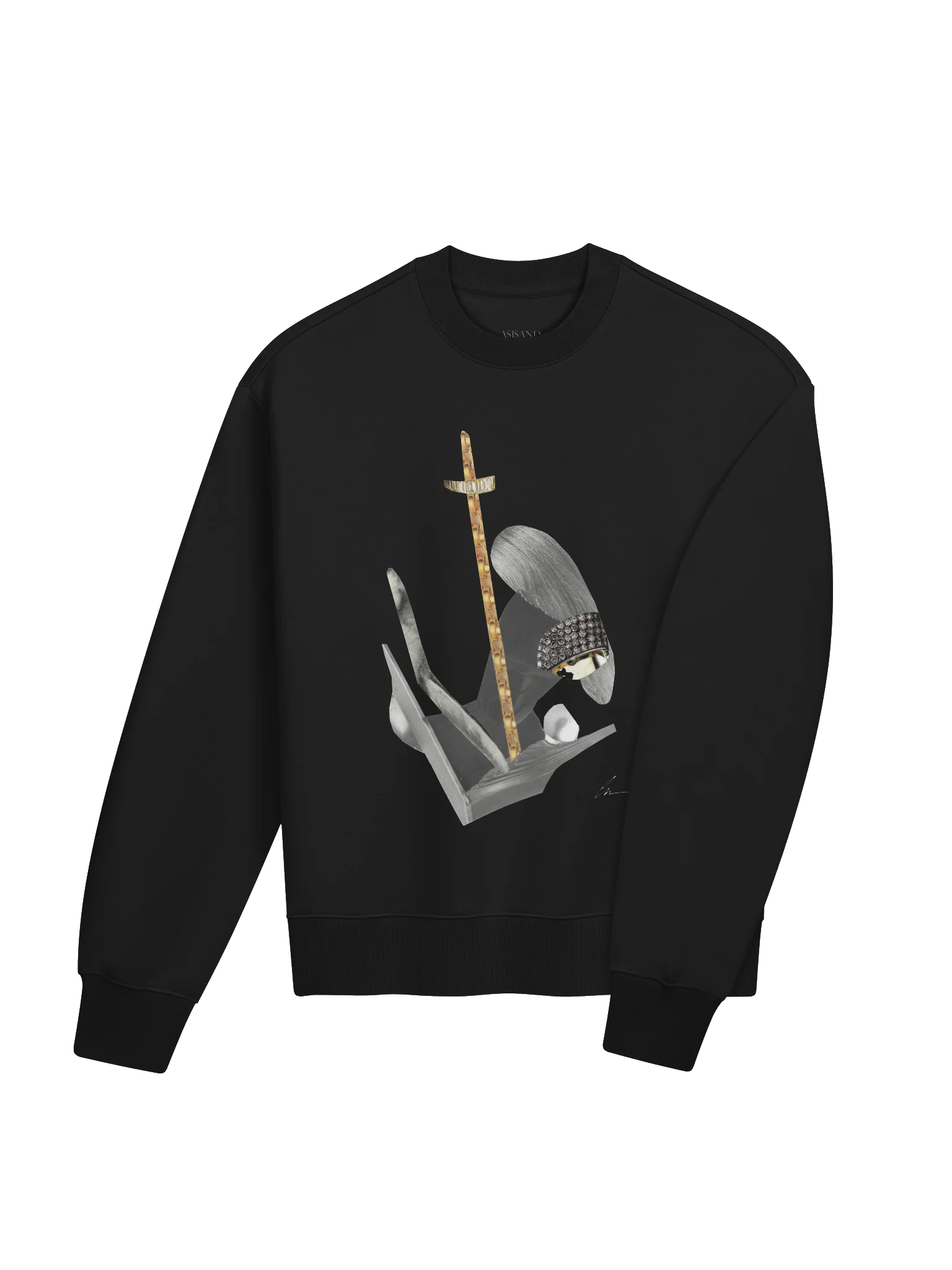 003 RISE UNISEX OVERSIZED SWEAT SHIRT BK 26 product image (4)