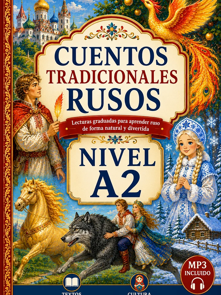Cuentos tradicionales rusos — 10 clásicos adaptados A2 product image (1)