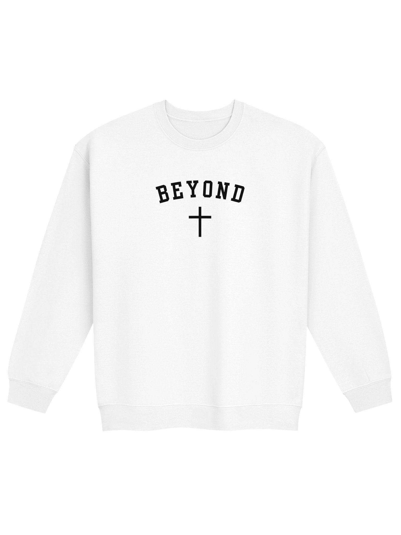 BEYOND White Crewneck product image (1)