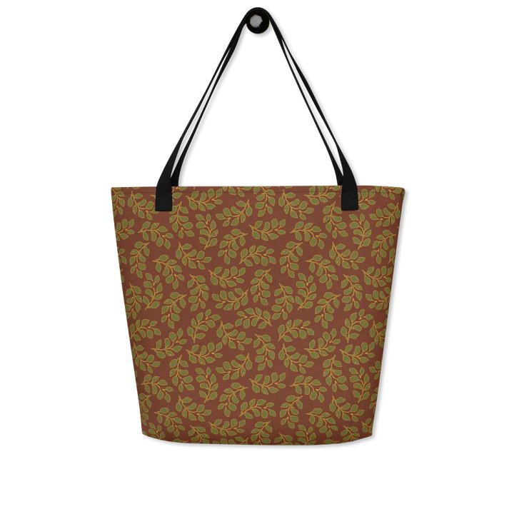 “Scattered Leaves Adrift” Large Tote Bag product image (1)