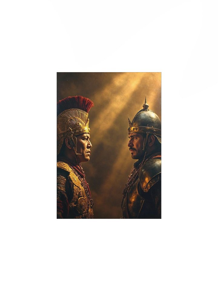 The Fall of the Sun: Pizarro & Atahualpa at Cajamarca (Dark Epic Art) product image (1)