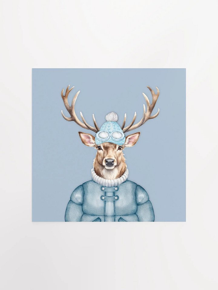 Winter Wonderland Deer Poster product image (1)