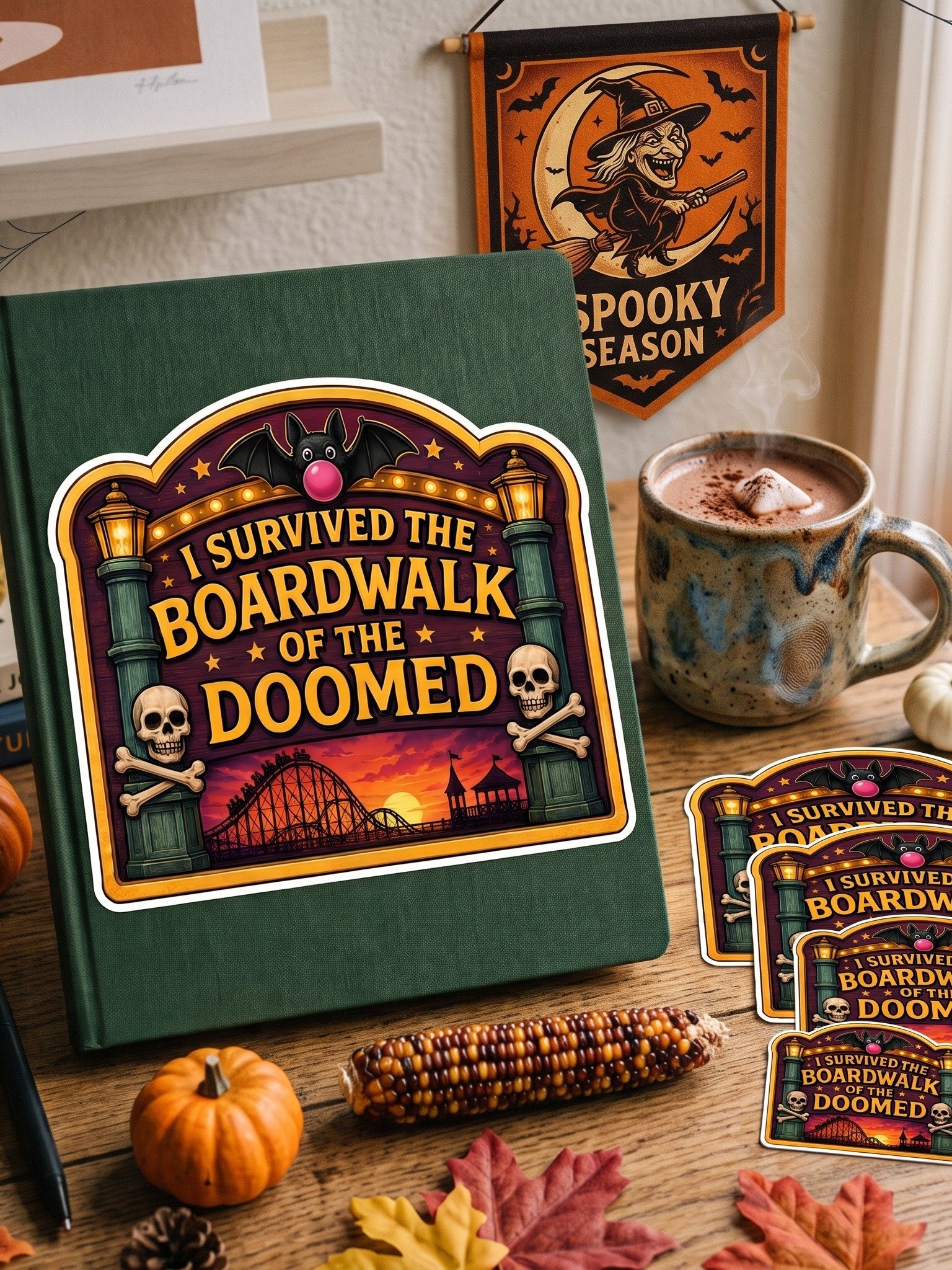I Survived the Boardwalk of the Doomed Sticker product image (1)
